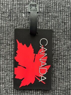 Canada Maple Leaf Rubber Luggage Tag Travel Bag Identifier